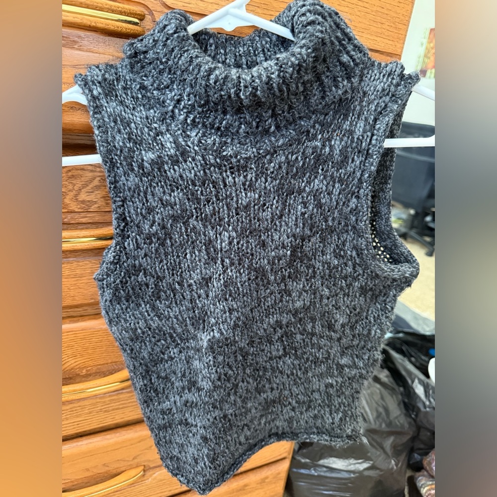 Sweater Project Gray Cowl Neck Sweater